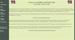 Desktop Screenshot of crossecreekrifleandpistolclub.com