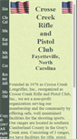Mobile Screenshot of crossecreekrifleandpistolclub.com